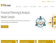 Tablet Screenshot of dynactools.ca